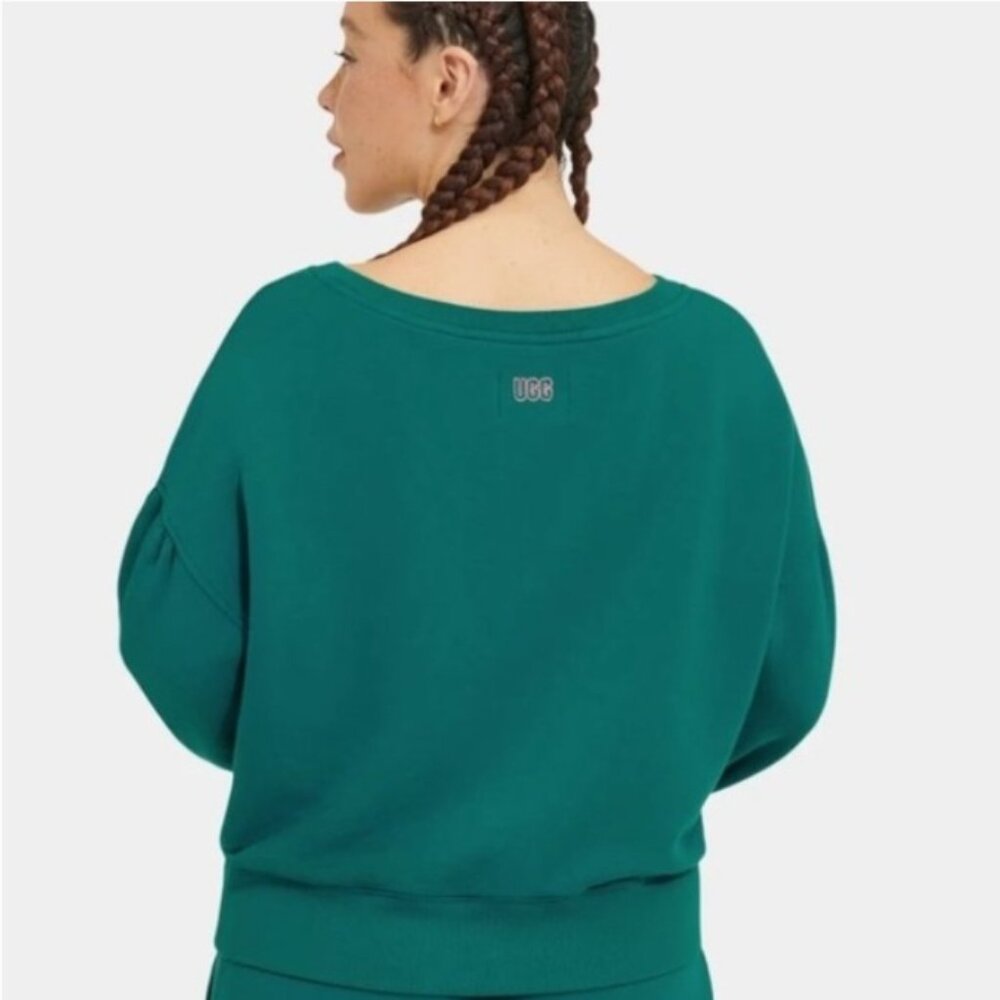 UGG Sweater Women's Small Teal Flood Tenley Crewneck Long Sleeve Pull Over